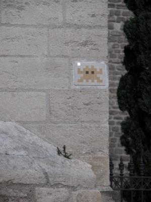 Papal space invader
