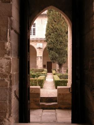 Chartreuse: small cloister from church