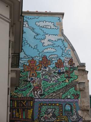 Odd mural (Don Quixote)