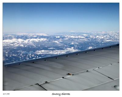 Snowy Sierra Nevadas