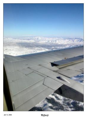 Arriving at Reno, Nevada