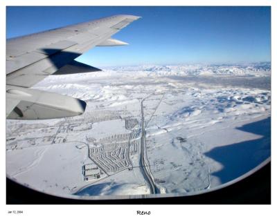 Lots of snow outside Reno