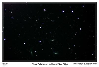 Three Galaxies in Leo