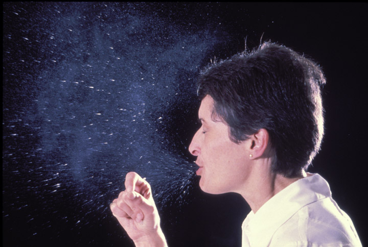  Sneeze photo-airborne diseases.