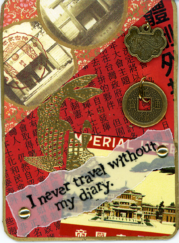ATC. Never Travel Without Diary