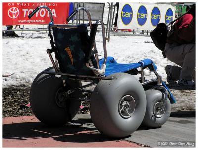 Special snow wheel chair