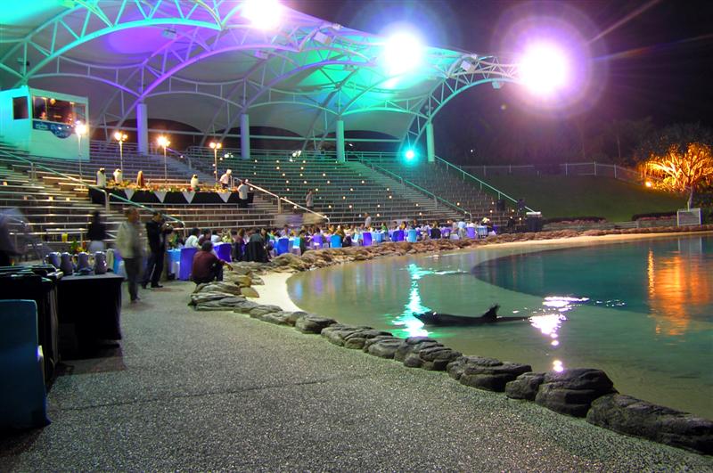 Dinner at Seaworld, Gold Coast