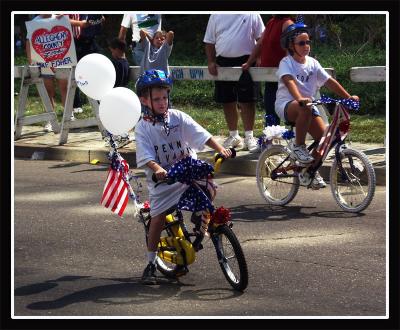 What a thrill to ride in the parade!