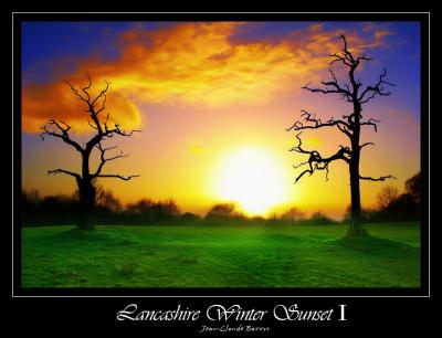 Lancashire winter Sunset I