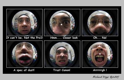 Facial Expressions - Signs of dust (*) :-)