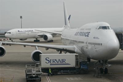 A Roissy - Boeing 747 et 777