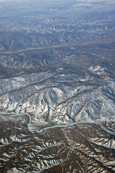 Survol de la Mongolie