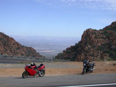 Roadside viewpoint on Mingus Mountain