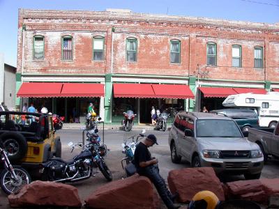 Bikes' eye view of Main Street