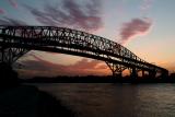 Sarnia Bluewater Bridge Sunset B