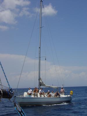 Approaching Aegina