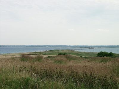 From the northern part of the island -looking south