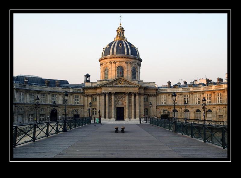 ...leading to l Institut de France