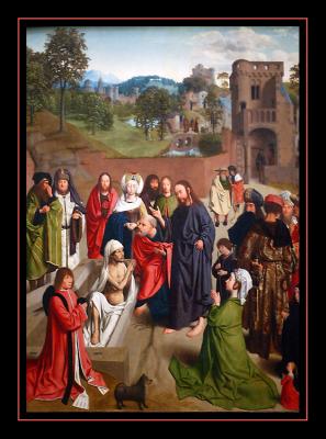 La Rsurrecction de Lazare (1475) par Grard de SAINT JEAN