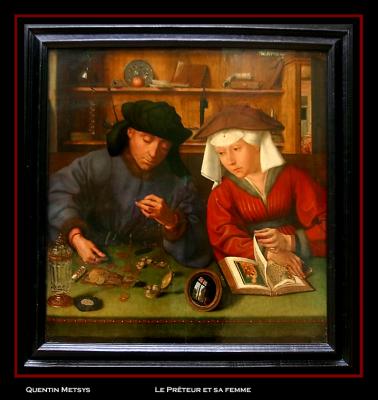 The lender and his wife   -  Metsys