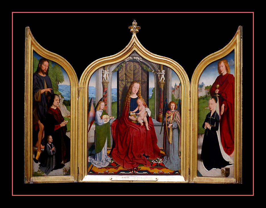 Triptyque de la famille Sedano (1490) par Grard DAVID