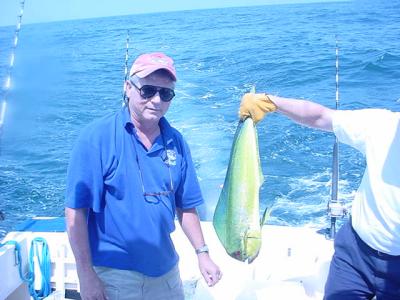 Dave Reese with Dolphin