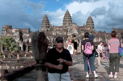 Playing tourist