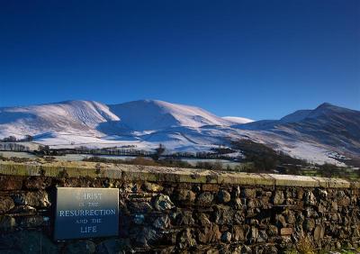 Skiddaw from Bassenthwaite Church