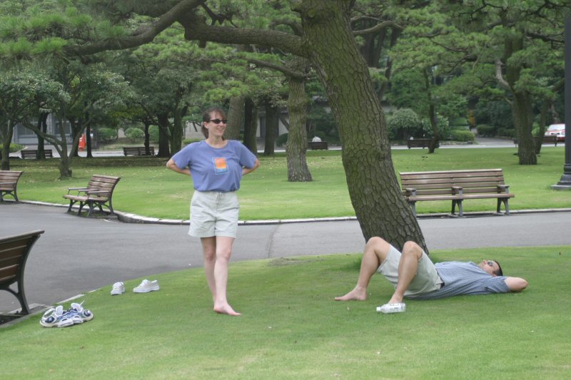 Ahhhhh!  Just beyond Imperial Palace, Tokyo