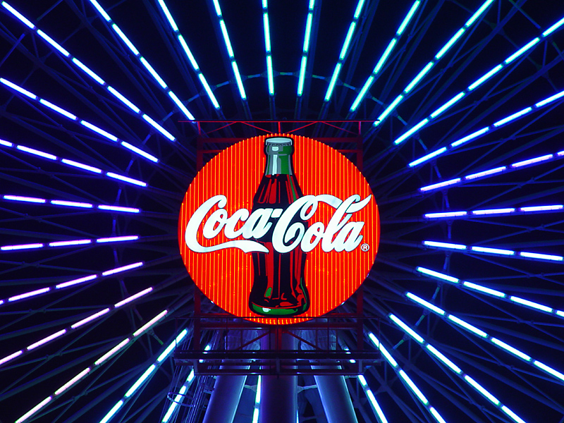 Ferris Coke at Night (Signs - 4th place)