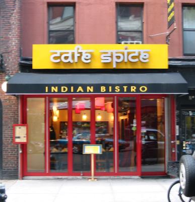 Indian Bistro Cafe Spice Cafe near 11th Street
