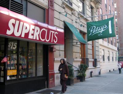Supercuts and Patsy's Pizza above 10th Street
