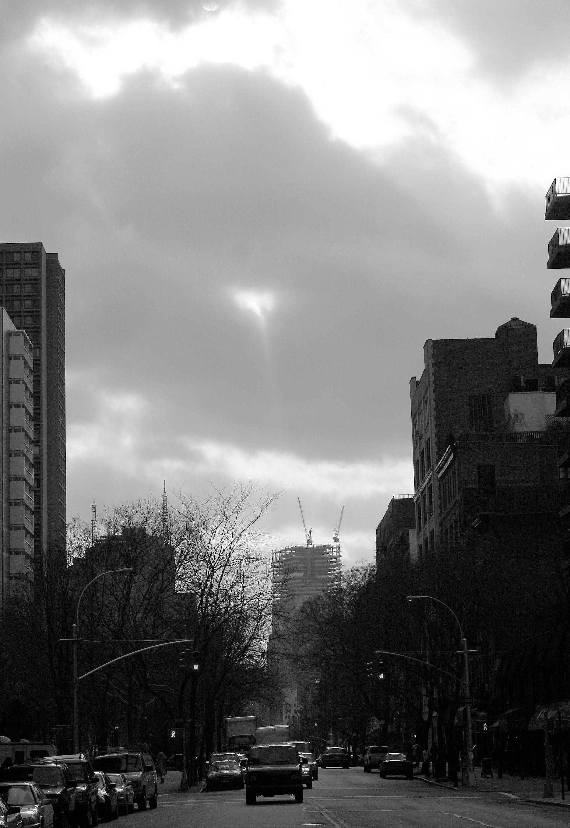 World Trade Center Horizon  from  LaGuardia Place at Washington Square Park