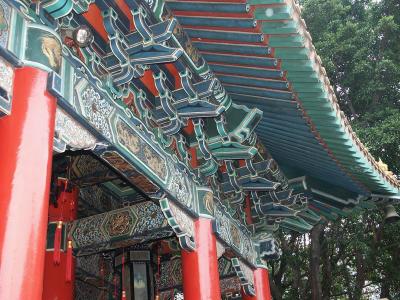 a corner of the temple