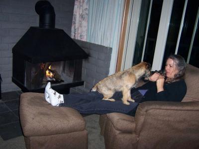 Diane  Boomer By Fireplace.jpg