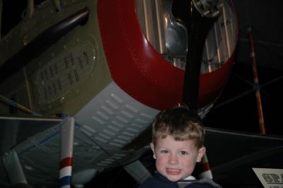 Nolan with a Spad XIII