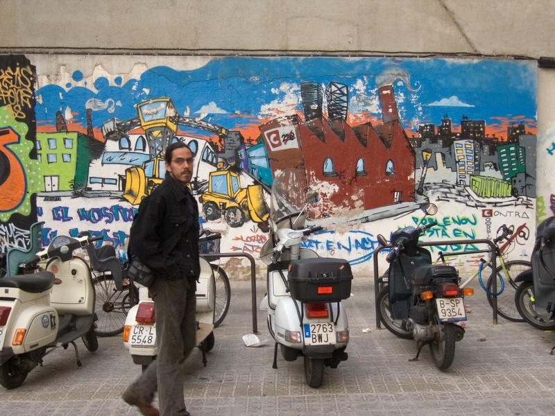 Poblenou - denouncing wall