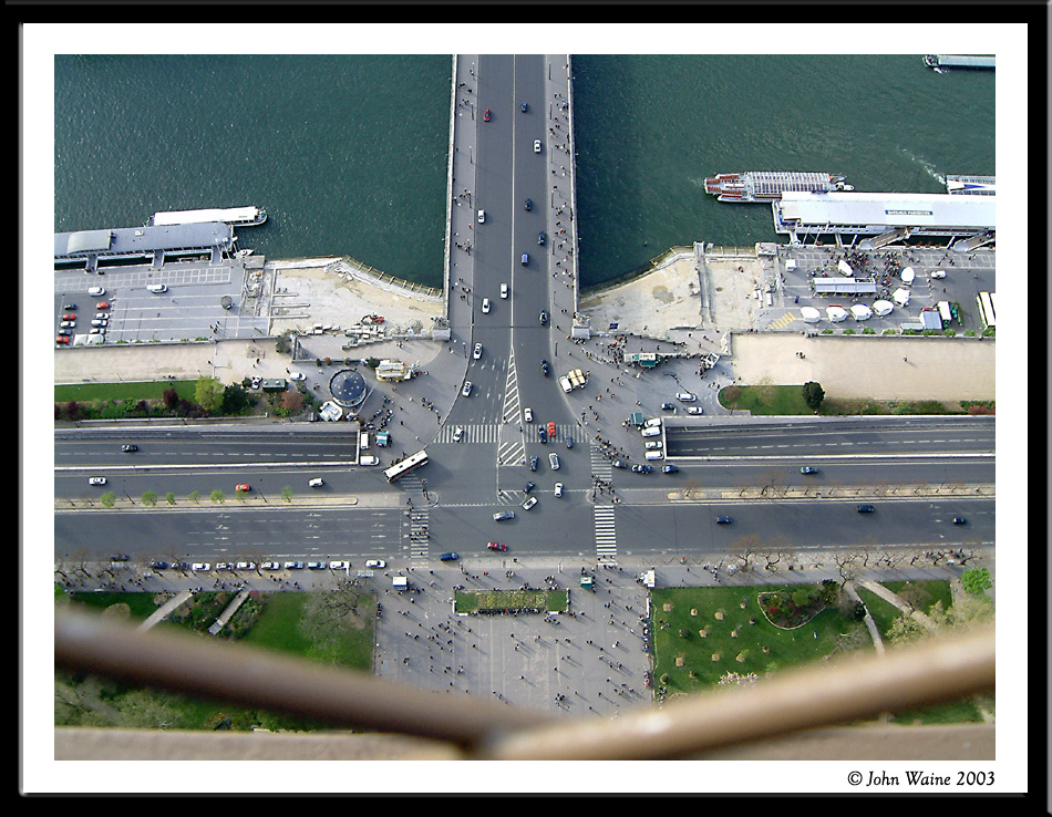 Eiffel Tower view - not for wimps!