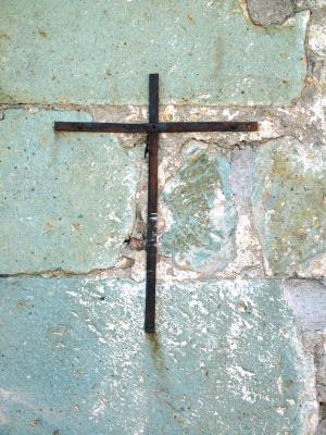 cross, basilica de la soledad