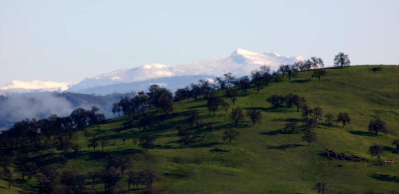 Sierras In The Distance