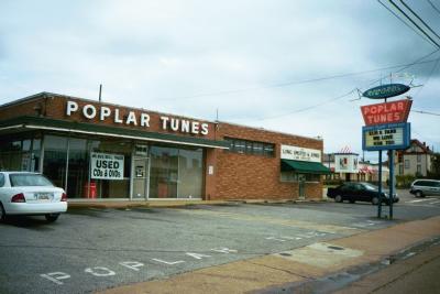 Pop Tunes on Poplar Ave where Elvis bought and sold his first records