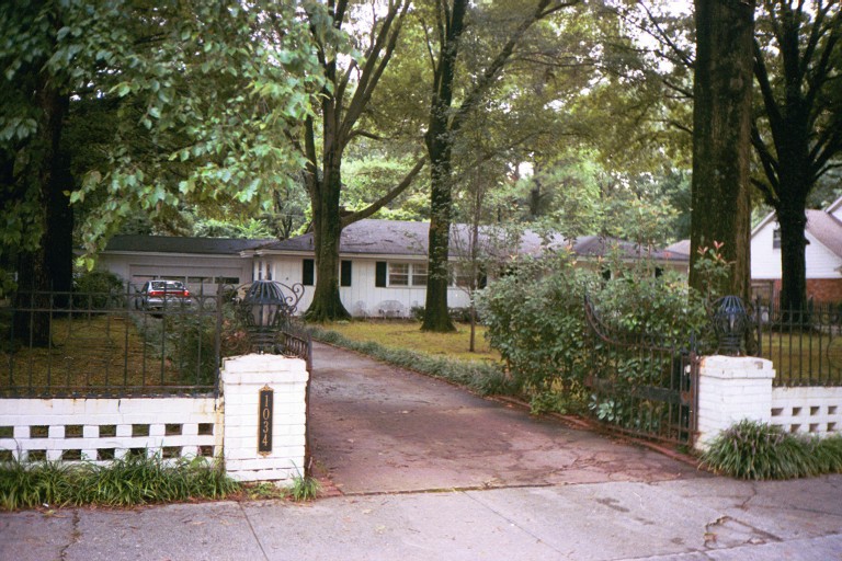 the ranch style home