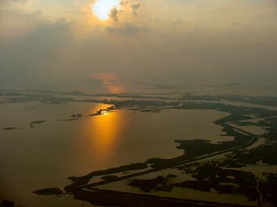 Sunset over Lake St. Clair