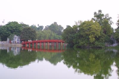 Huc Bridge - Hoan Kiem Lake