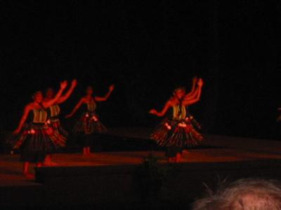 Maori dancers at the lu'au