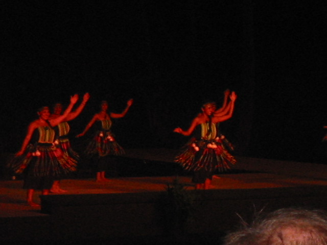 Maori dancers at the luau