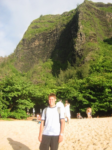 Kee Beach, as far as one can go by car