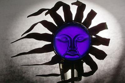 blue glass sun  3