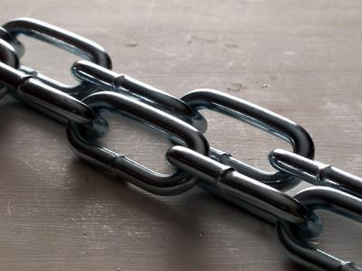 chained