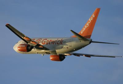 The easyJet aircraft don't hang around - a 30 to 40 minute turnaround time is the norm